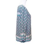 Southern Tide Blouse Womens Small Boho Top Tropical Blue Green Summer NWT Evelyn Photo 5
