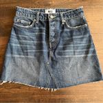 Paige  Blue Denim Casual Skirt Photo 4