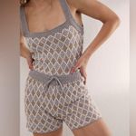 Free People  Dream Diamonds Romper size large NWOT Photo 2