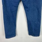 Levi's  Distressed Button Fly Wedgie Straight Jeans Medium Wash Size 28 EUC Photo 9