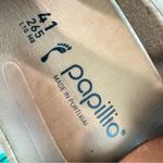 Birkenstock Papillio Glenda Nubuck Leather Wedge Sandal in Pecan Size 41 Photo 3