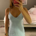 White Fox Boutique Light Blue White Fox Dress Photo 0