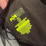 PopFlex Women’s Floral Mesh Padded Sports Bra Size 8 Zip front Black Photo 5