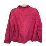  Jacket‎ Women's Size Large Stars Swirls Pink Chicos 2 Photo 1