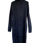LPA REVOLVE sweater dress Black Mock Neck Long Sleeve Bodycon Dress Photo 4
