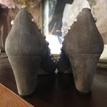 Botkier "HOLLY" GRAY SUEDE HEELS WITH FAUX PEARL BEADS (7.5) Photo 5