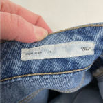 PacSun  Medium Wash Distressed Mom Jeans 26 Button Fly Blue High Rise Denim Photo 3