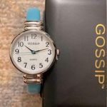 Gossip NIB Aqua Blue Women’s Cuff Watch Photo 0