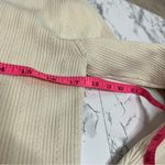 EXPRESS NWT  cableknit sweater style bodysuit cream Sz XL Photo 4