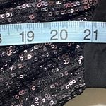 Free People Women's Supershine Black Sequin Boatneck Bodysuit Size Small Photo 9