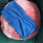 Decree  Royal Blue Lace Tube Top, size M Photo 0