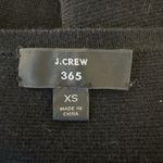 J.Crew Womens Juliette Collarless Sweater Blazer Size XS Black Cotton Wool Photo 4