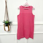 Vineyard Vines Pink Jetty Red Sleeveless Striped Mini Dress Cotton Women’s M Photo 1