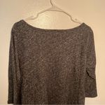 Eileen Fisher Handkerchief Hem Sweater Charcoal Gray Photo 5