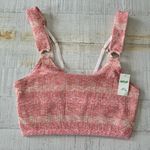 Aerie Seamless Ring Longline Bralette NWT size Medium in Beach Peach Spacedye Photo 2