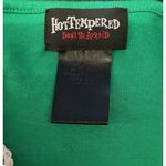 Hot Tempered Women's Size Medium Lace Peasant Short Sleeve V Neck Blouse Green Photo 3