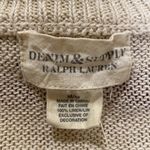 Denim & Supply Ralph Lauren Linen Women's Medium Vintage Loose Knit Mesh Sweater Photo 2