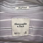 Abercrombie & Fitch  Light Gray Striped Shirt A0225 Photo 1