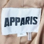 Apparis Ryan Vegan Leather Track Pants Joggers in Camel Tan Women's Size XL Photo 6