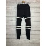 Alo Yoga   Legit  Legging BLACK & White Stripes  SMALL Photo 1