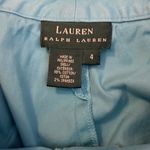 Ralph Lauren Aqua Color Straight Pants Zip Up with Inside Button & Clasp Size 4 Photo 6