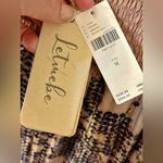 Anthropologie NWT Let Met Be Deep-V Dress in Neutral Motif Size Medium Photo 12