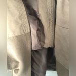 Catherines  Full Zip up utility Jacket Womens plus sz 3X Faux Leather Suede Mock Photo 8