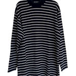 Vintage polo sport Ralph Lauren blue striped oversized turtleneck sweater Size XL Photo 0