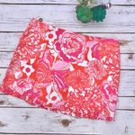 Lilly Pulitzer Lily Pulitzer Floral Mini Skirt Ruffle Hem Pink Orange Photo 0