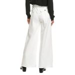 Johnny Was  Size 29 The Braided Wide Leg High Rise Stretch Jean White $278 NWT Photo 1