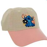 Disney Stitch Embroidered Cap with Pink Brim Photo 1