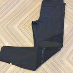 Lilybod  Blue-Gray Leggings with Mesh Detail - Size L Photo 0