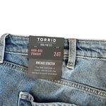 Torrid  Stretch High Rise Straight Jeans Distressed Ankle Plus Size 24 Tall NEW Photo 6
