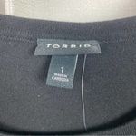 Torrid Black&White Stripe Sweater Shift Dress Sz.1 NWT Photo 6