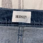 Hudson Denim Jean Skirt Raw Hem Fringe 28 Photo 4