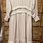 Bohme  Dress Midi Ruffle Ivory Willa Photo 0