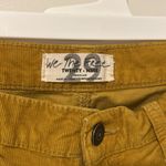 We The Free  Free People Mustard Yellow Academia Corduory Pants Size 29 Photo 2