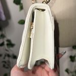 Bebe White Gold Crossbody Chain Strap Purse Photo 6