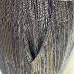 Vince Camuto Metallic Silver Sleeveless Wide Leg Jumpsuit Women’s Size 6 Photo 3