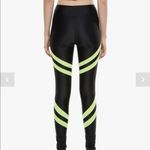 Koral NWOT  Womens Step-Up High Rise Energy Legging Black Neon Yellow Green sz M Photo 9