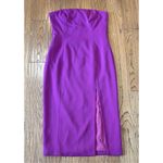 Jay Godfrey purple sheath strapless dress 6 Photo 2