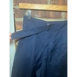 COS  Wide Leg Navy Belted Culottes Cropped Pants Size 2 Photo 8