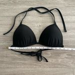 Aerie NEW  string triangle black bikini top - large Photo 7