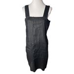 Sarah Pacini Sleeveless Linen Sack Dress Black Size Medium Photo 6