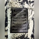 BB Dakota Black and White Snakeskin Bodysuit Top Women’s Size Large NWT Photo 5