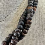 coconut shell beaded flower pendant necklace Photo 3