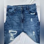 American Eagle  • Next Level Stretch • Destroyed Curvy Highest Rise Size 12 short Photo 1