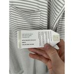 Softies Dream Jersey Grey Stripe Cap Sleeve Crew Tee Capri Matching Lounge Set S Gray Photo 3