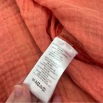 Urban Outfitters  Slouchy Bright Orange and Pink Button Up Collared Shirt Size S Photo 6