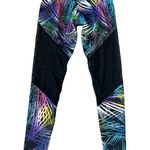 Onzie Palm Print Sheer Panel Leggings Size S/M Photo 1